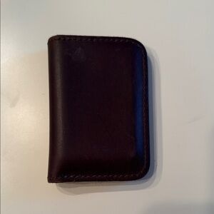 Portland Leather Dark Brown Card Holder